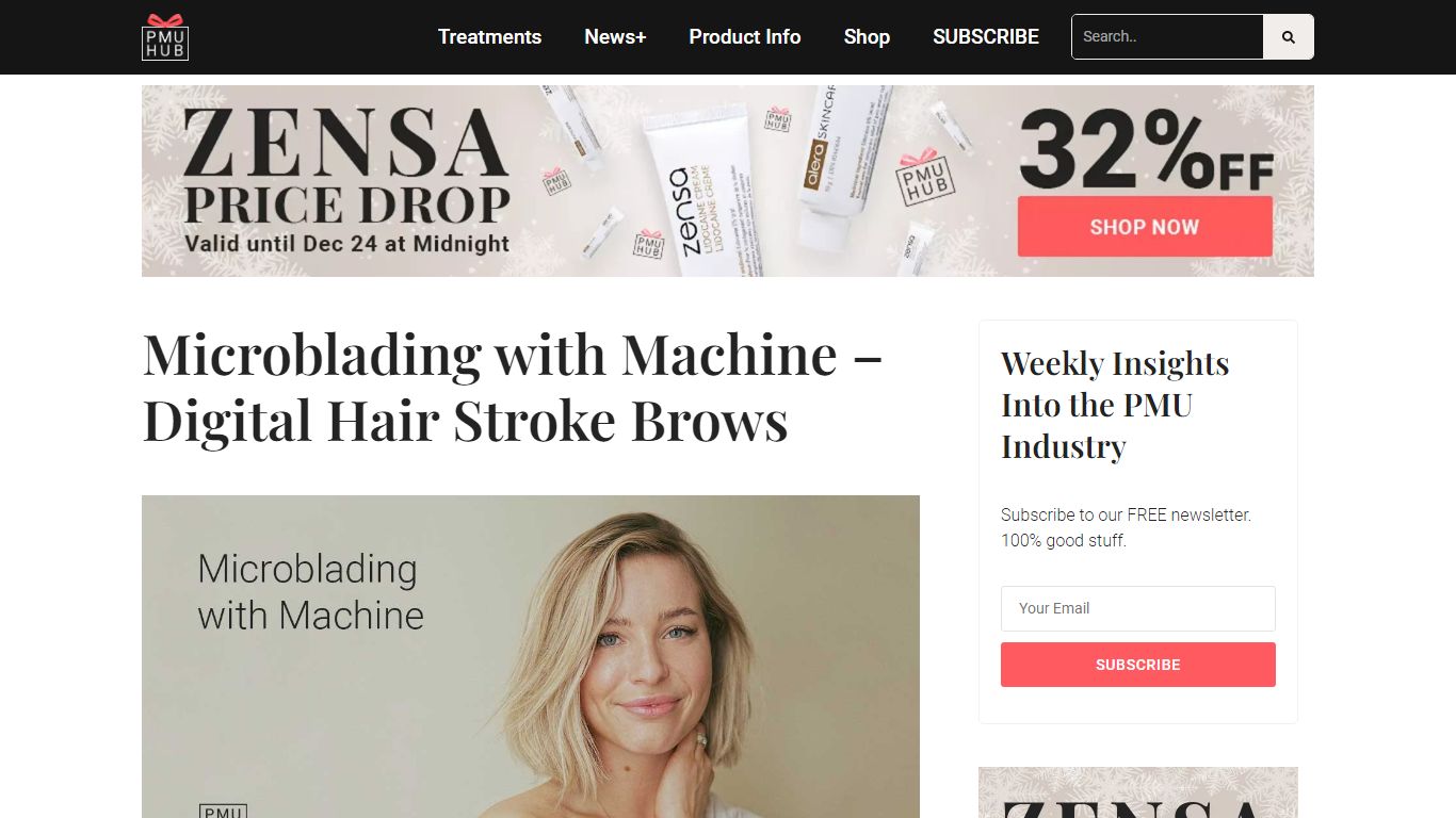 Microblading with Machine - What Are Digital Hair Stroke Brows? - PMUHub