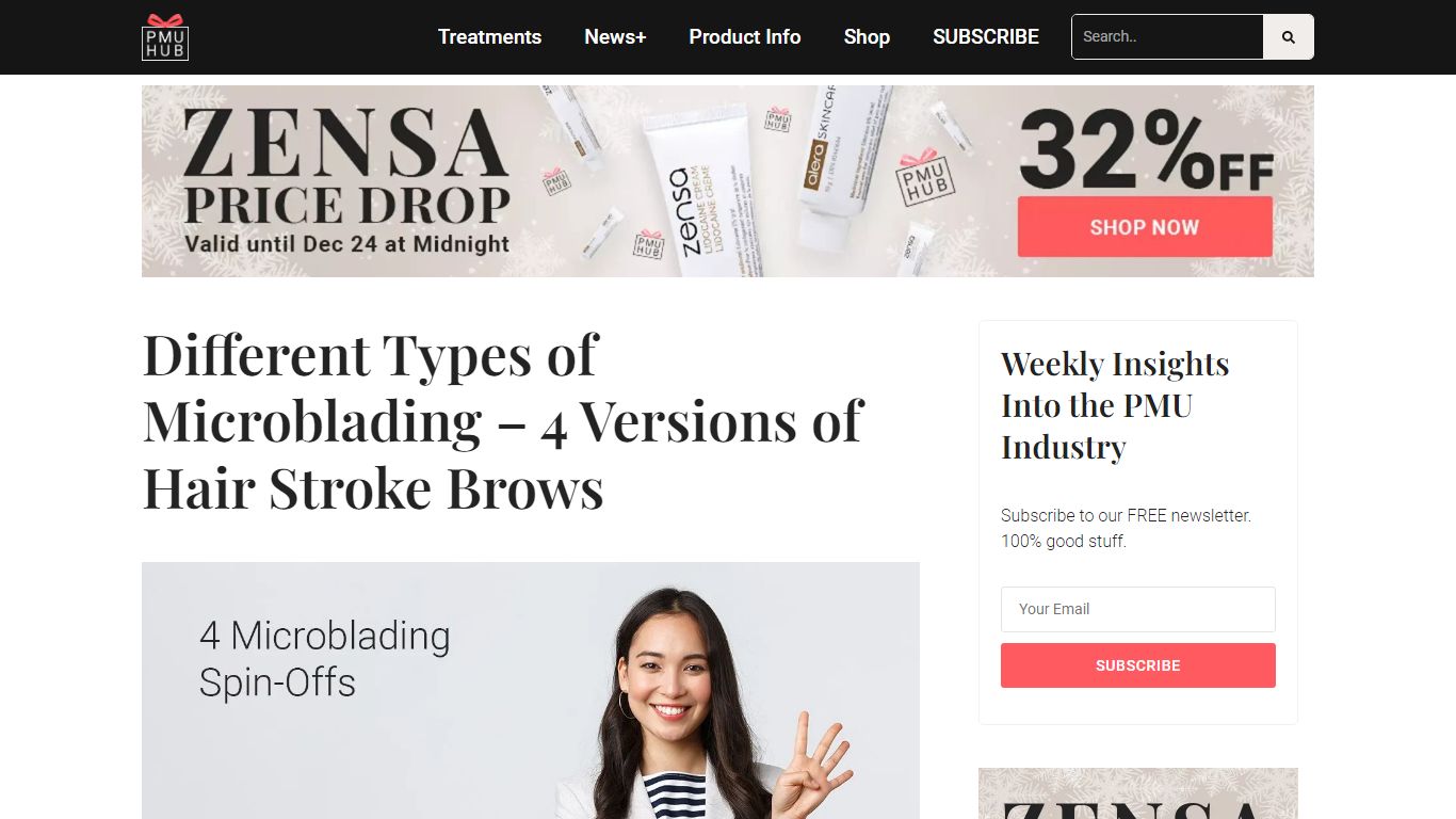 Different Types of Microblading - 4 Versions of Stroke Brows - PMUHub
