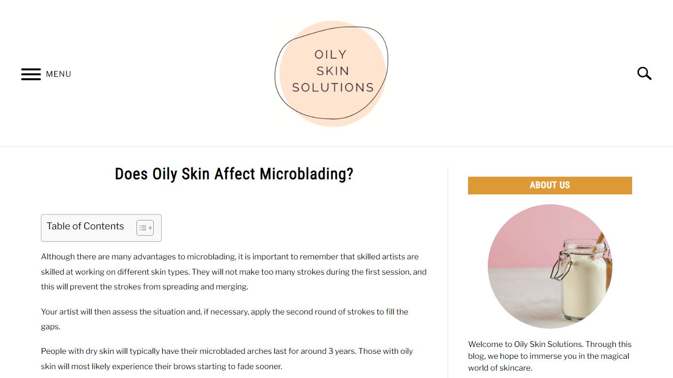Does Oily Skin Affect Microblading? - Oily Skin Solutions
