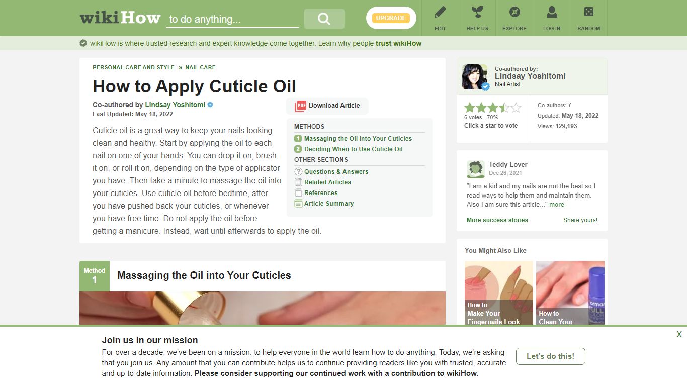 How to Apply Cuticle Oil: 8 Steps (with Pictures) - wikiHow