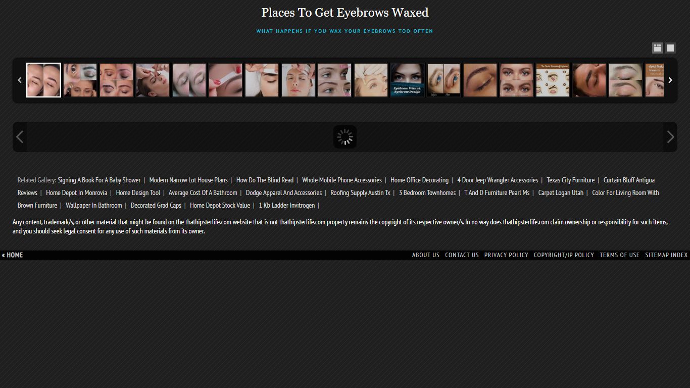 Places To Get Eyebrows Waxed - Beautiful Place