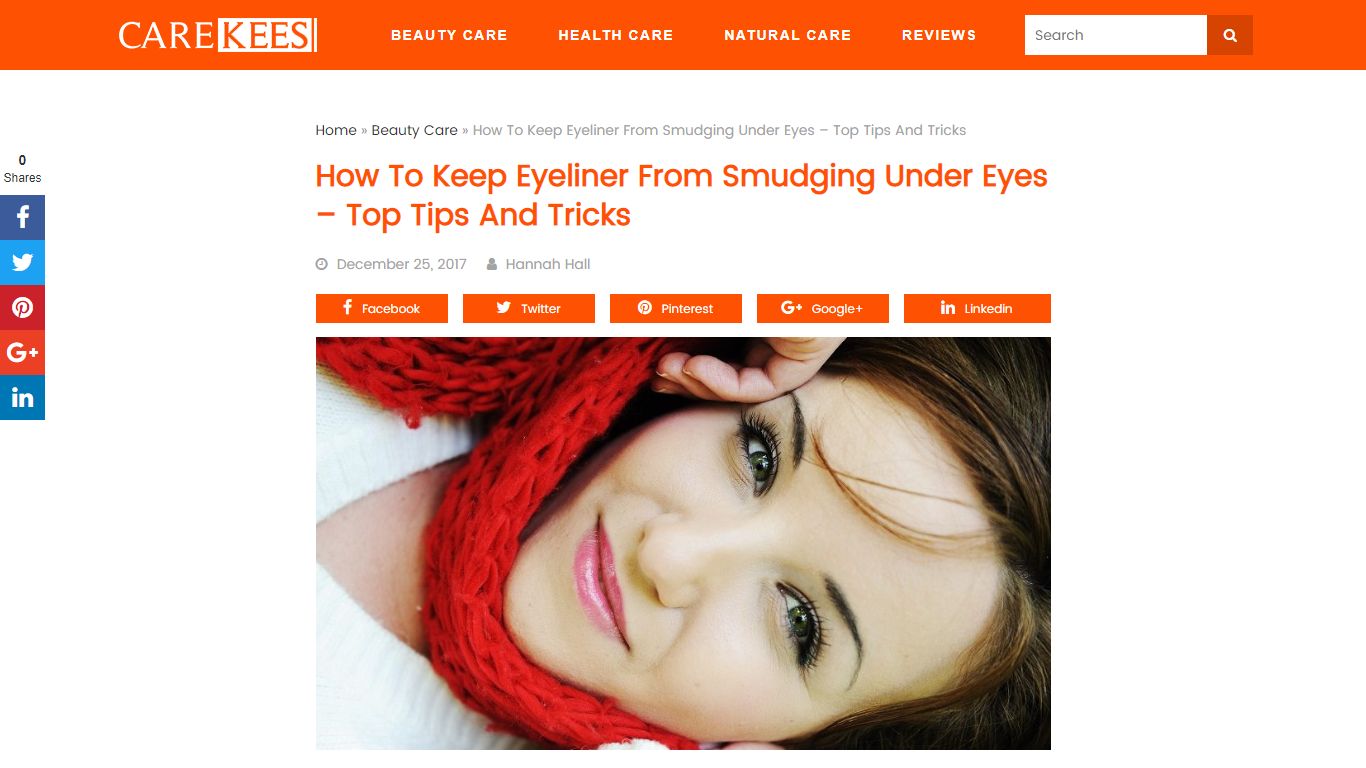 How To Keep Eyeliner From Smudging Under Eyes - CareKees
