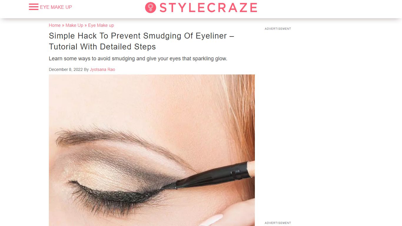 How To Prevent Eyeliner From Smudging? - Top 7 Tips And Tutorial