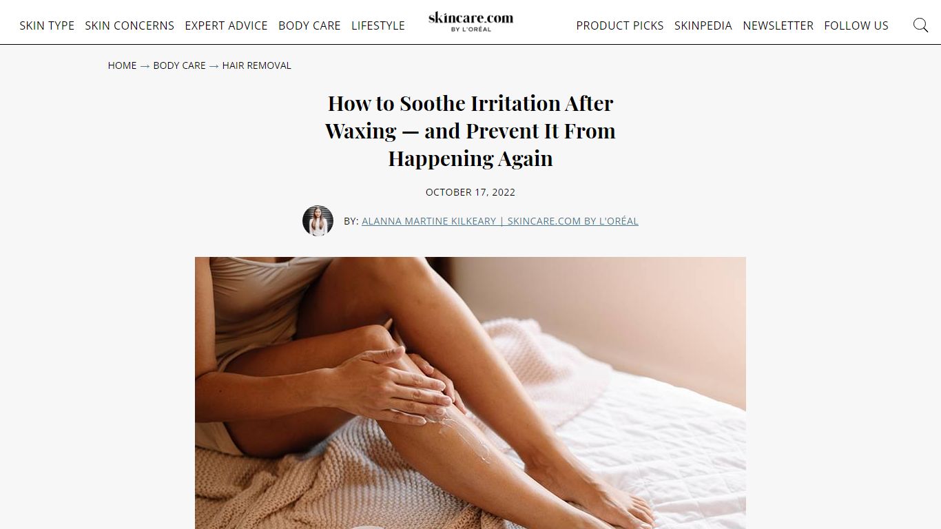 7 Tips to Soothe Irritation After Waxing | Skincare.com