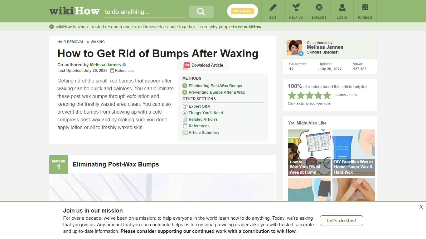 How to Get Rid of Bumps After Waxing: 10 Steps (with Pictures) - wikiHow