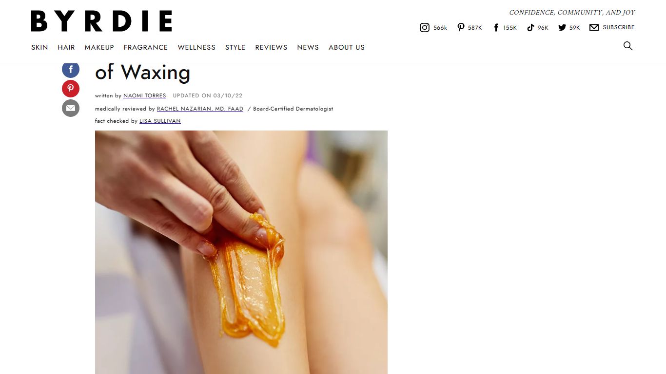 How to Avoid (and Treat) the Side Effects of Waxing - Byrdie
