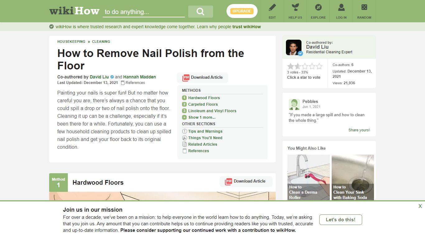 4 Simple Ways to Remove Nail Polish from the Floor - wikiHow