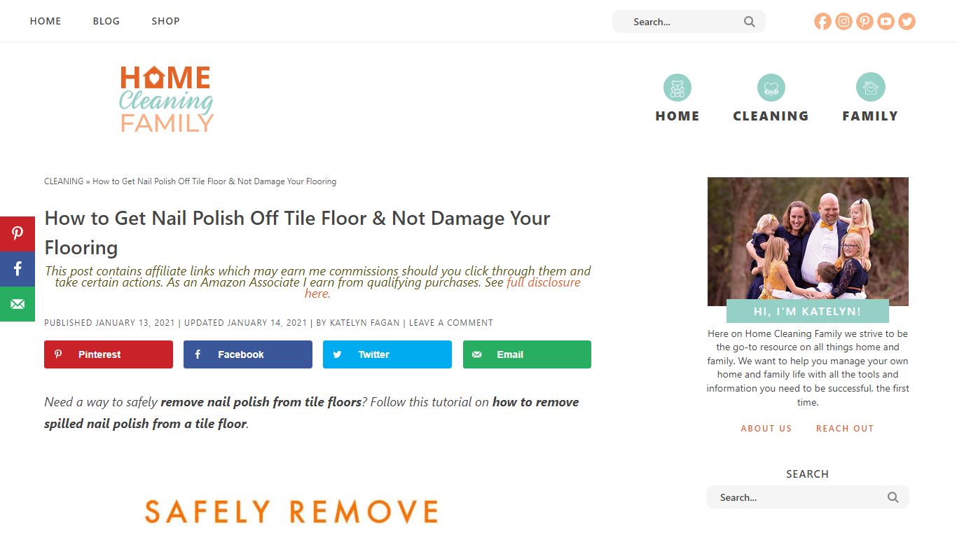 How to Get Nail Polish Off Tile Floor & Not Damage Your Flooring