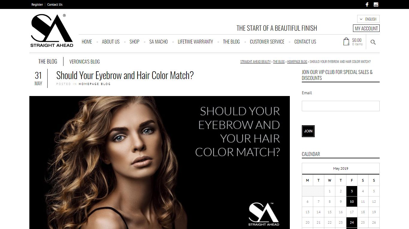 Should Your Eyebrow and Hair Color Match? - Straight Ahead Beauty