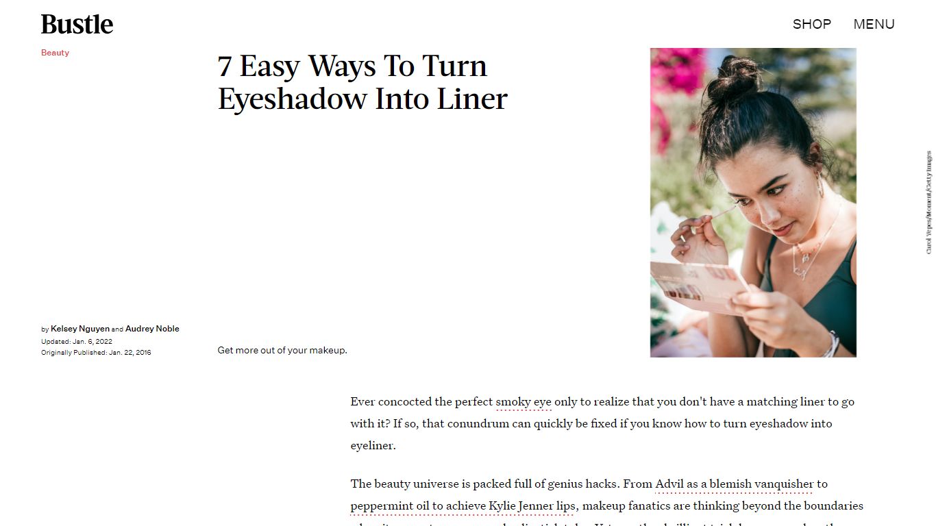 How To Use Eyeshadow As Eyeliner: 7 Smart DIY Tricks To Try - Bustle