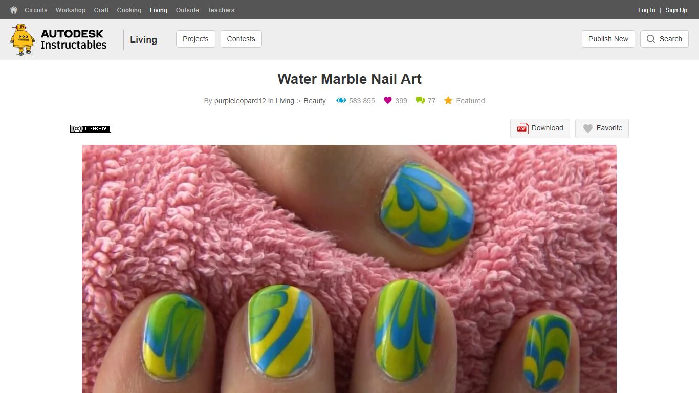 Water Marble Nail Art : 13 Steps (with Pictures) - Instructables