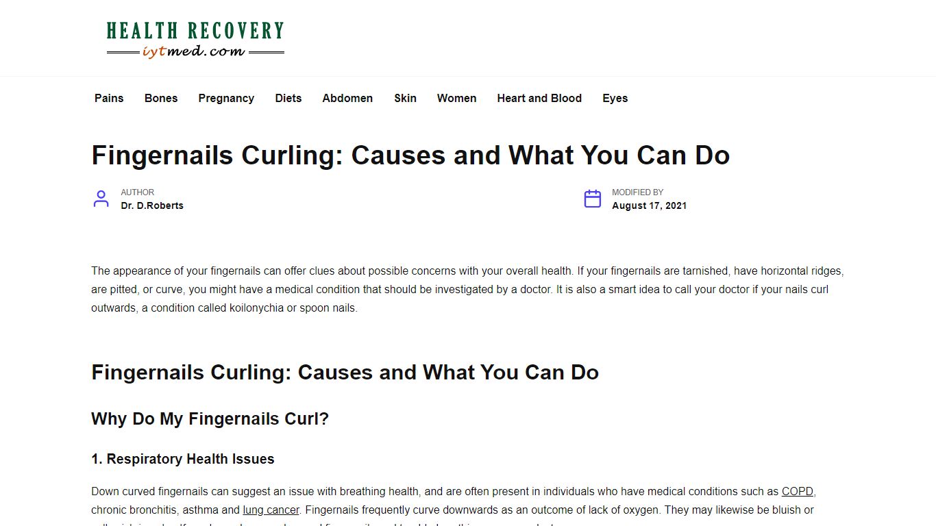 what causes fingernails to curl – Beauty Tips