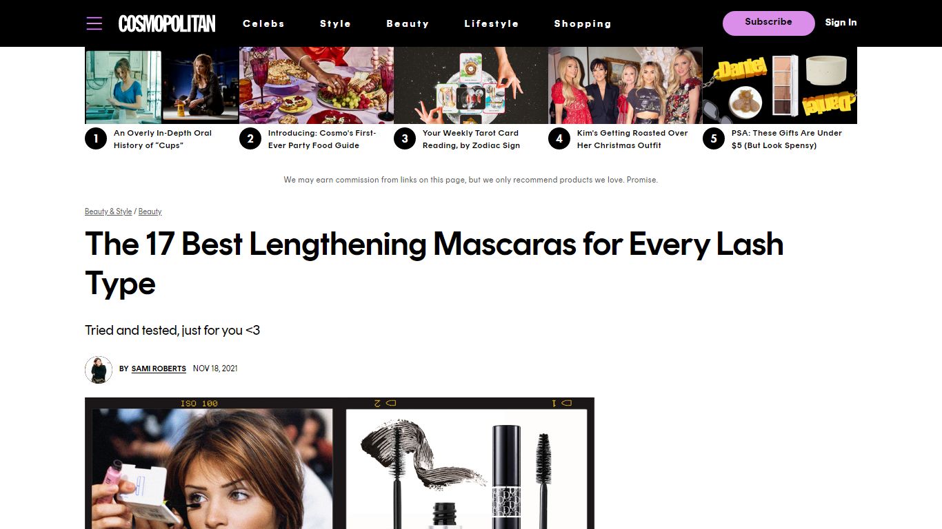 The 17 Best Lengthening Mascaras for Every Lash Type - Cosmopolitan
