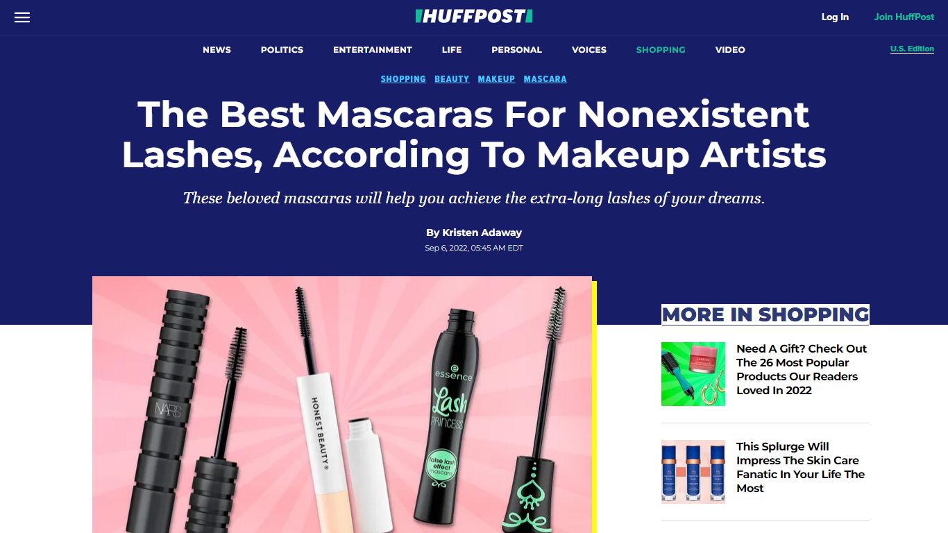 The Best Mascaras For Nonexistent Lashes, According To Makeup Artists