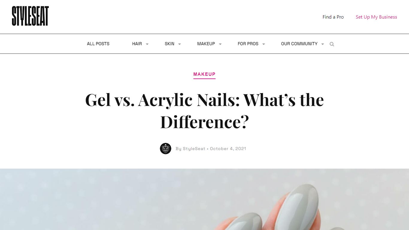 Whats The Difference Between Acrylic Nails And Gel Nails Beauty Tips 2323